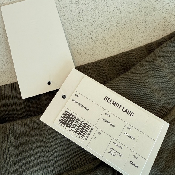 Helmut Lang - BRAND NEW - Strap Sweat Pants - Picture 7 of 11